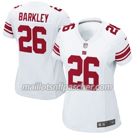 Maillot New York Giants Saquon Barkley 26 Nike Blanc - Femme